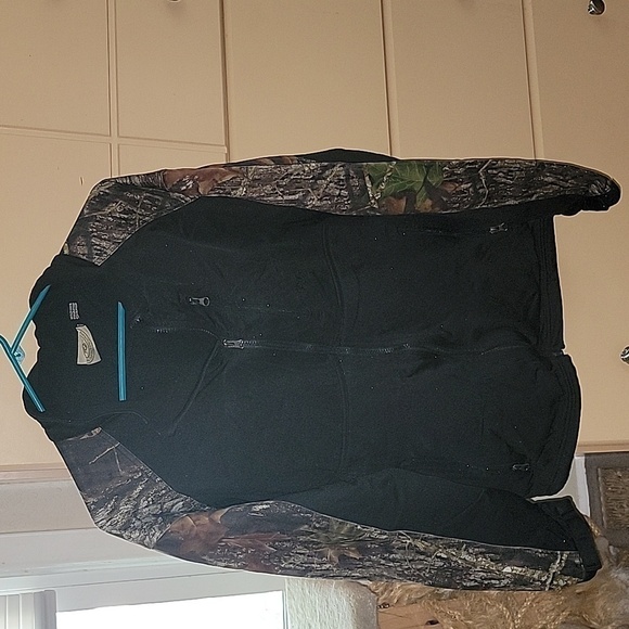 Men's Camo Zipup Jacket - Picture 1 of 7